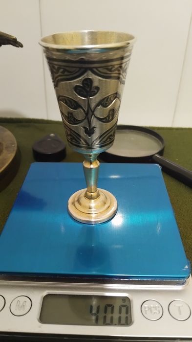 Рюмка серебряная Кубачи