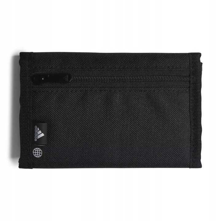 Portfel Adidas poliester czarny Essentials Wallet - uniseks