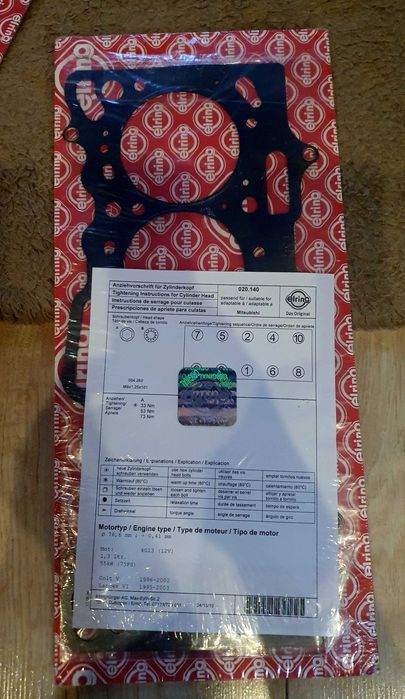 Uszczelki Mitsubishi Colt, Lancer, Mirage