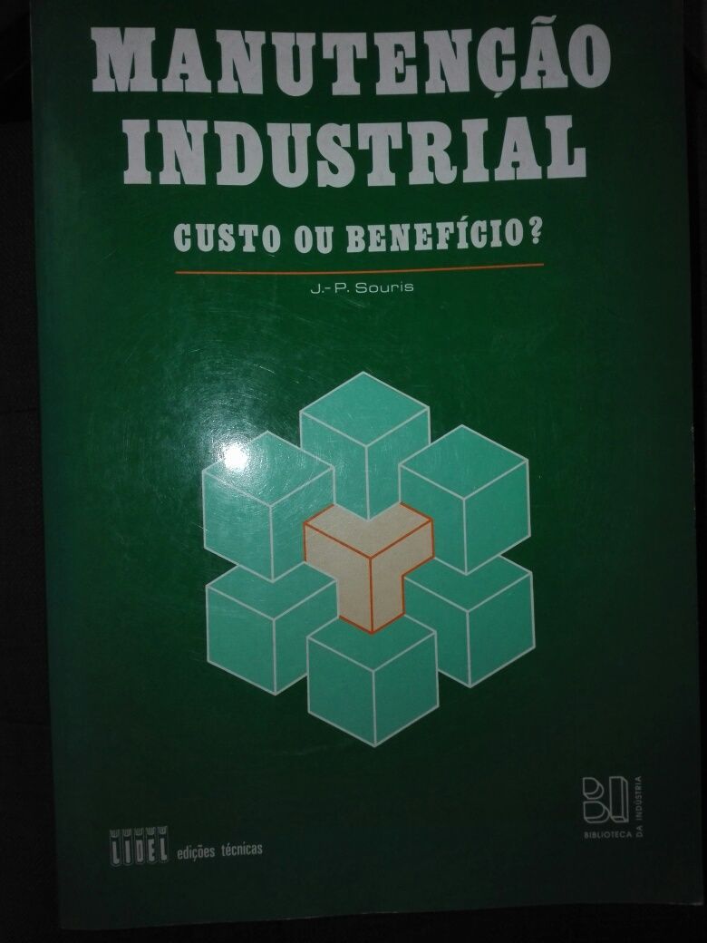 Livro Manutenção Industrial Custo ou Beneficio JPSouris