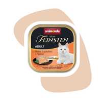 Animonda vom Feinsten Adult Kurczak Łosoś Szpinak 10x100g