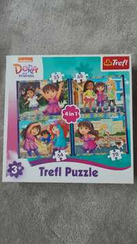 Puzzle "Dora i przyjaciele" 4w1