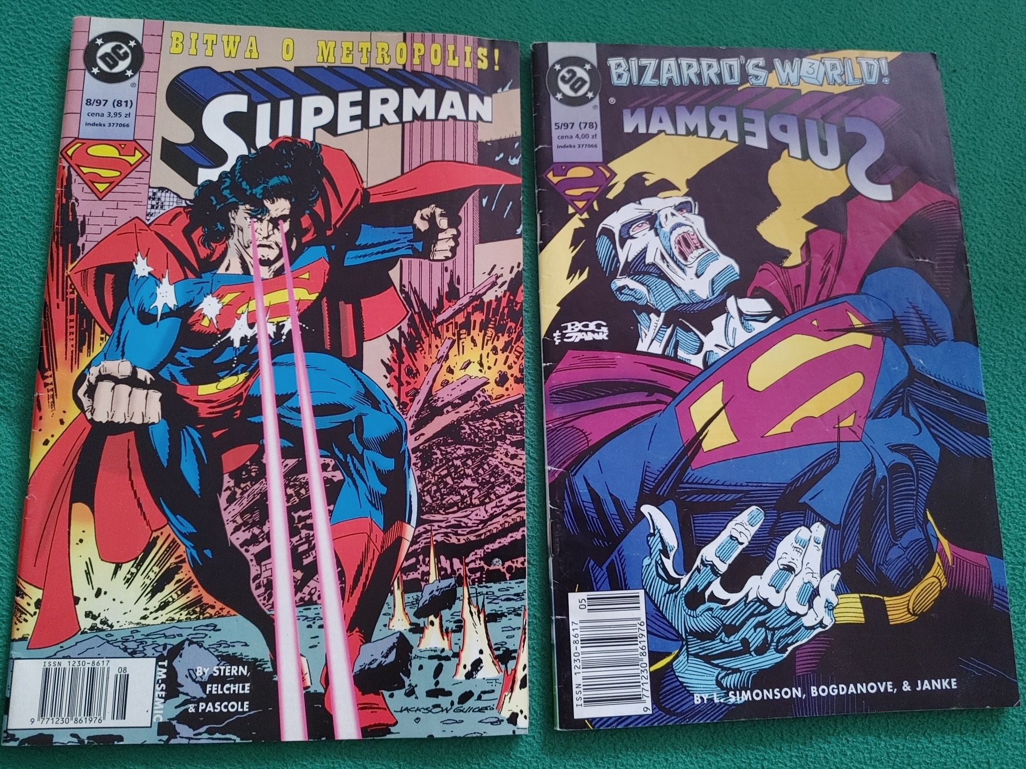 Komiks Superman nr 5 i 8 1997 Kpl