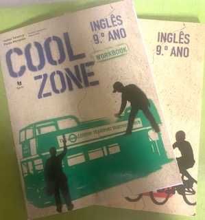 Manual/livro + caderno de atividades inglês 9º ano (cool zone)