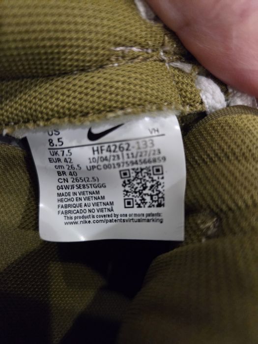 Кросівки чоловічі Nike Dunk HF4262-133 розмір 41