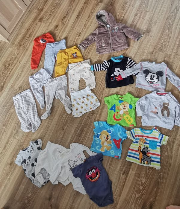 Paka ubranek dla chłopca 74