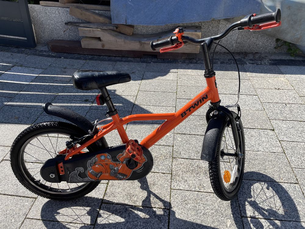 Rower rowerek chłopięcy 16’’ btwin plus boczne kółka