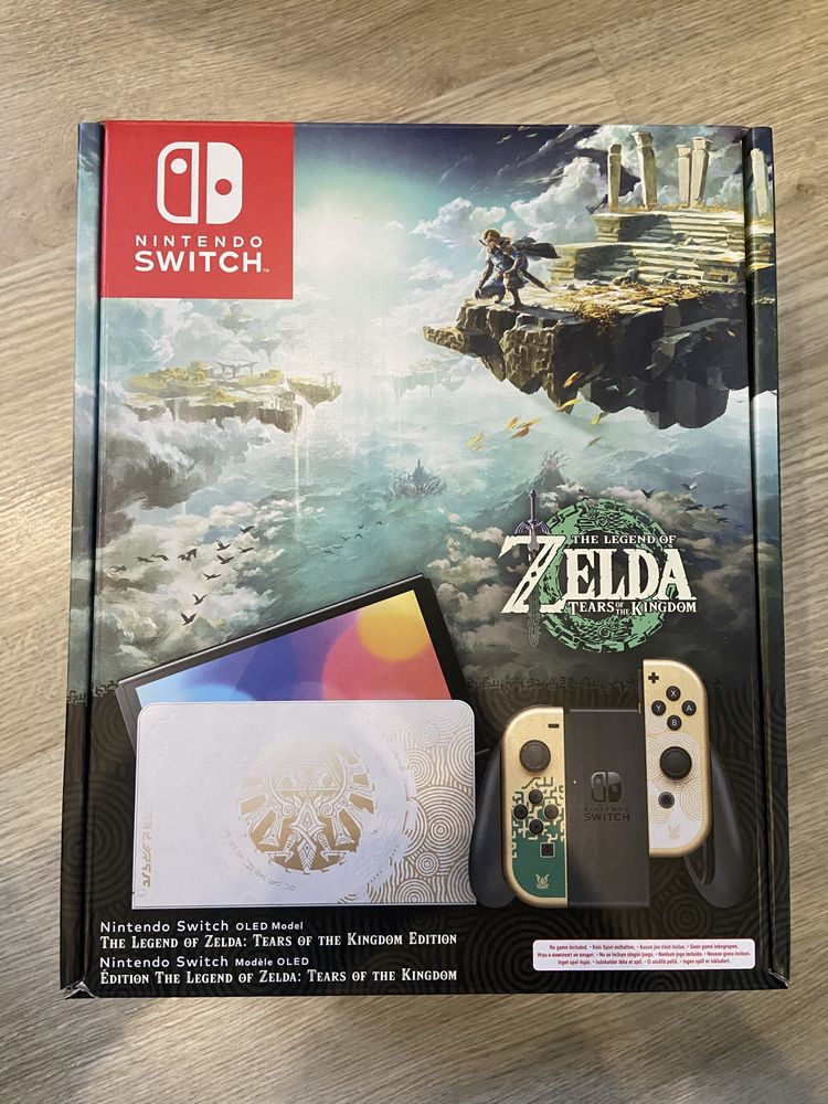 Nintendo Switch Oled Edicao Zelda Nova