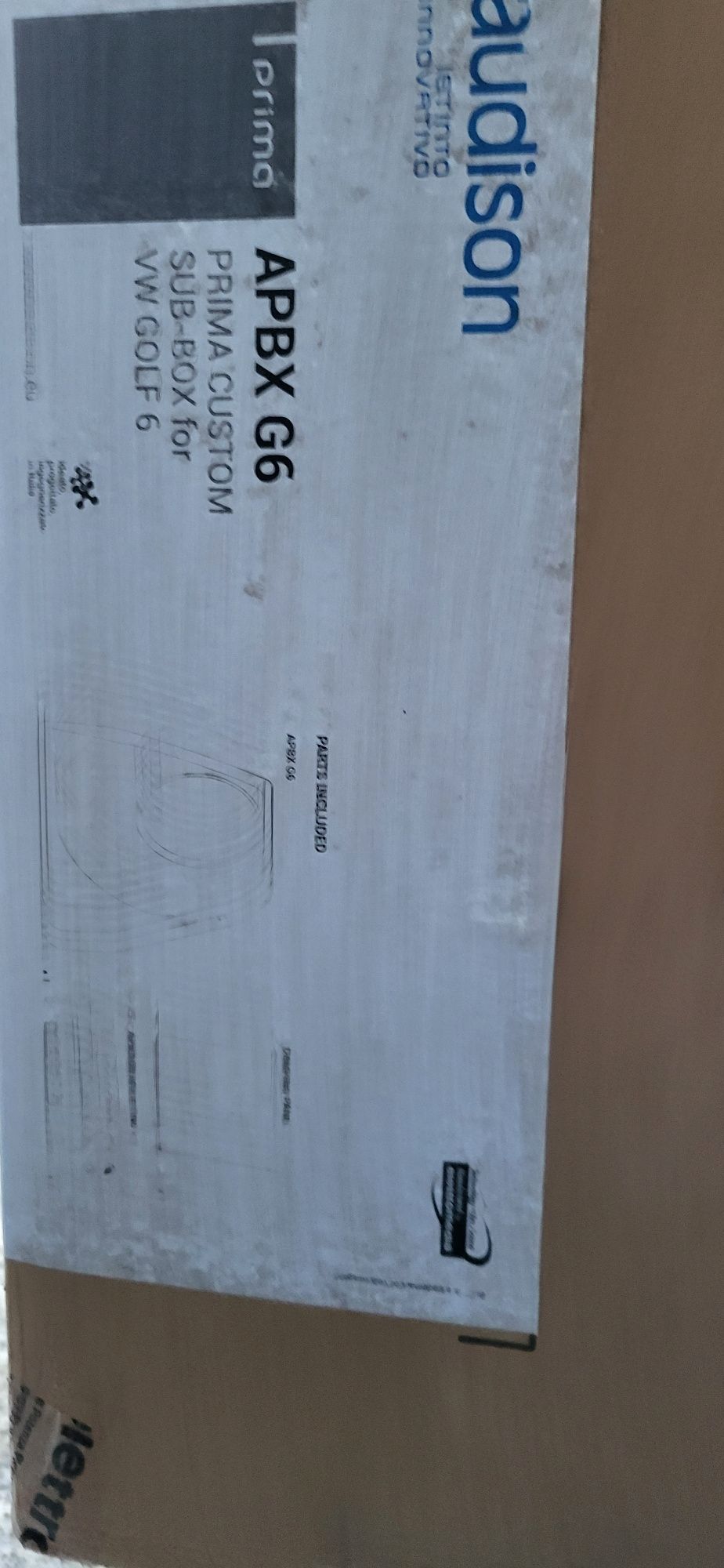 Subwoofer samochodowy golf 6