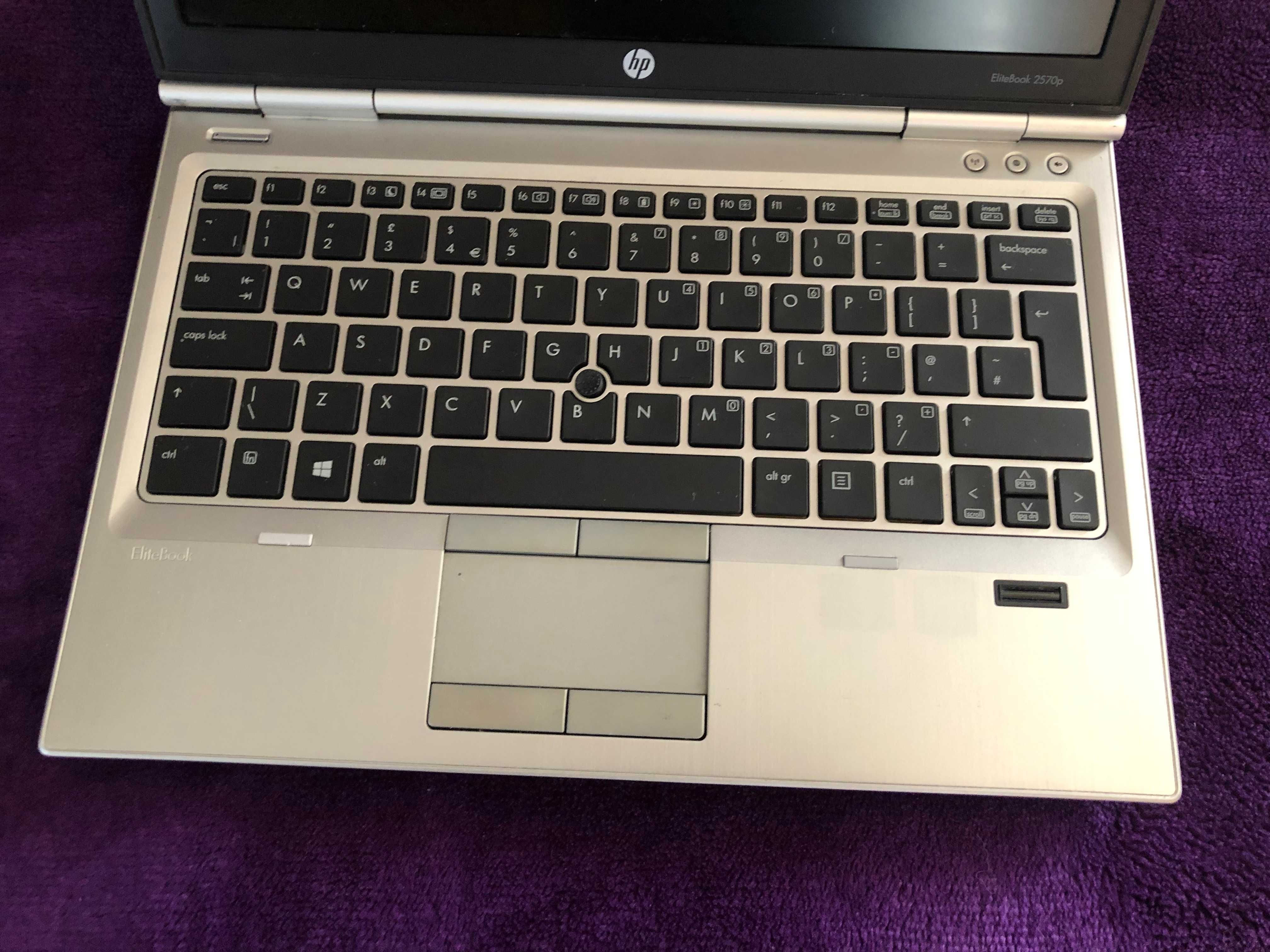 laptop HP elitebook 2570P notebook 12,5'' 2,5GHz 150GB Win10 Pro torba