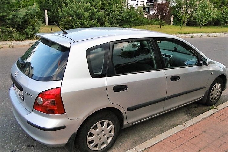 Honda Civic 2000/2004 5-d, oryginalna, nowa szyba boczna przednia lewa