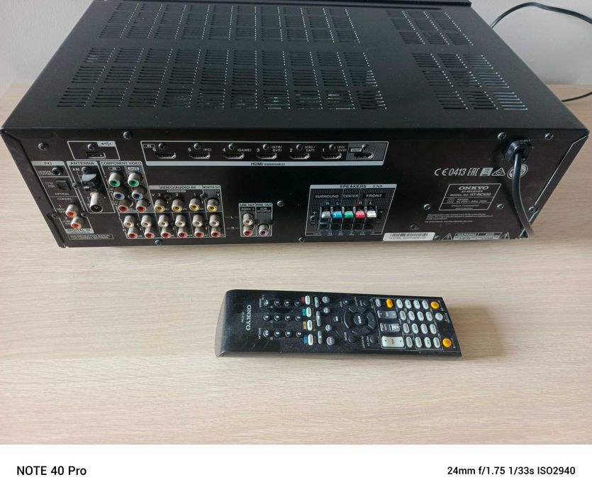 Amplituner ONKYO HT-RC630 5.1 czarny. Jak nowy