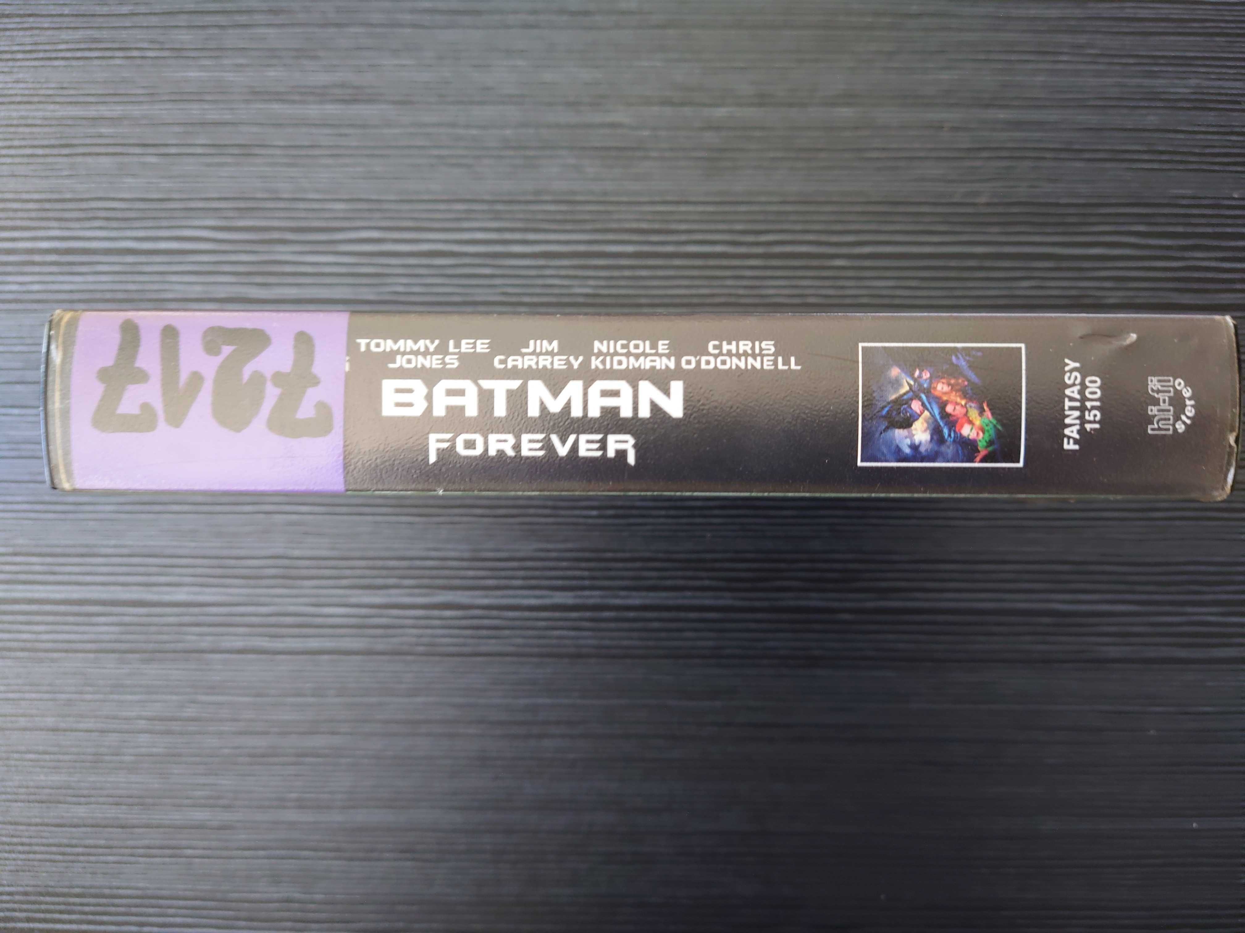 VHS ,,Batman forever''- Nicole Kidman, Chris O' Donnell z 1995 roku