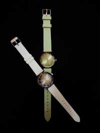 Жіночий годинник з кварцовим механізмом на силіконову ремінці
