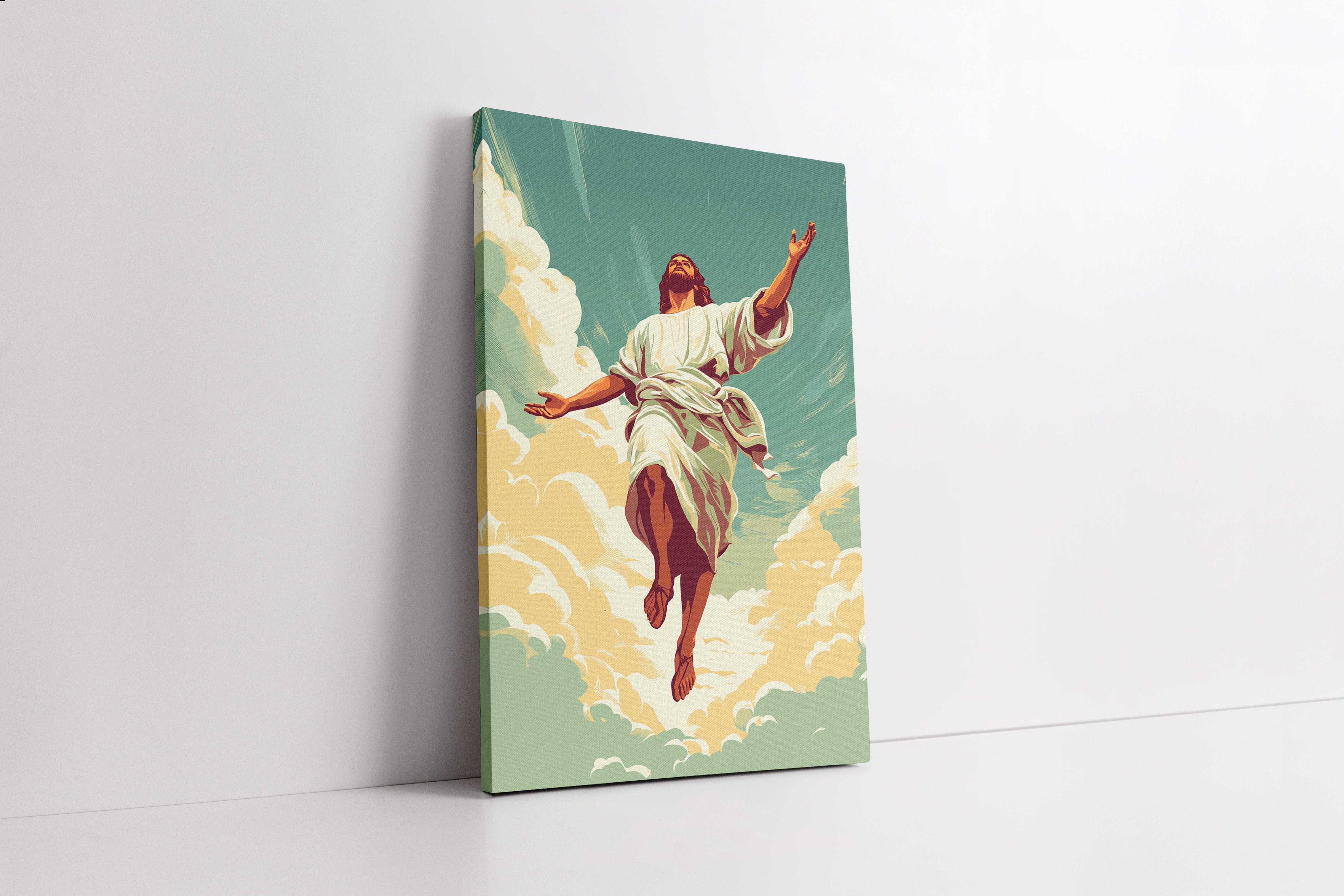 Nowoczesny obraz na płótnie Jezus Chrystus 50x70 dla dzieci młodzieży