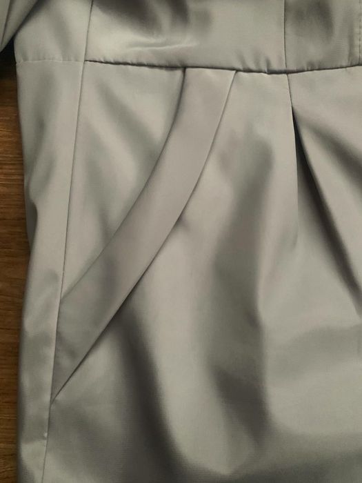 Плащ оригінальний з в'язаним оздобленням