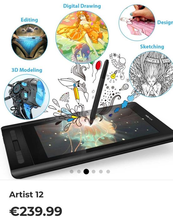 Tablet tela gráfica