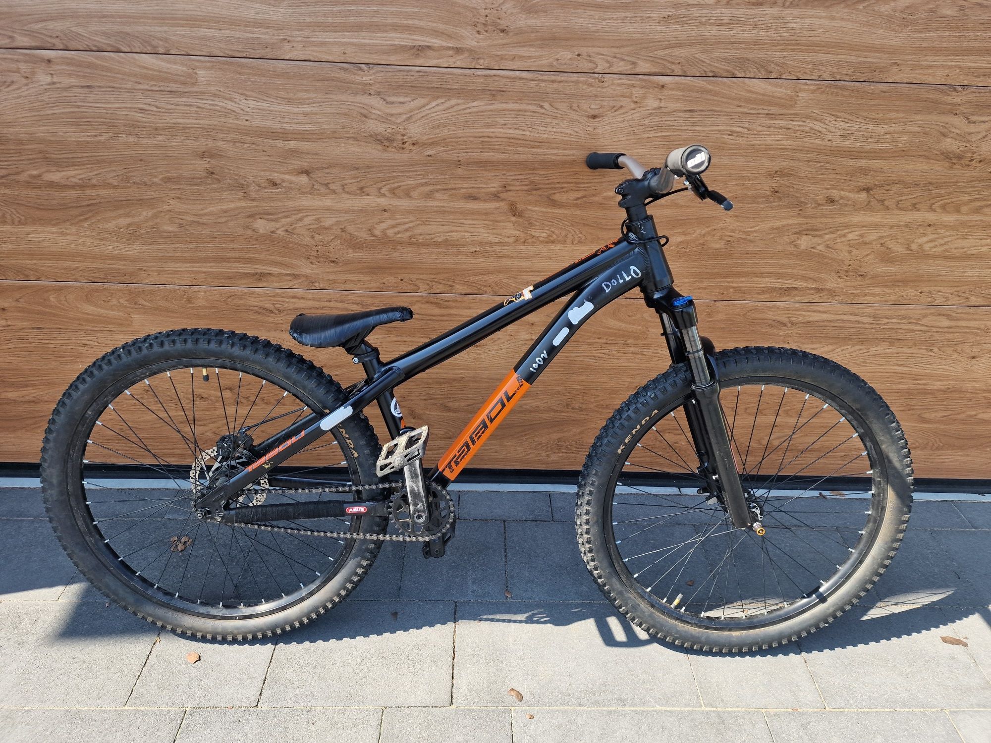 Rower DIRT MTB Tabou 26 Tabspin 1.0 black/orange