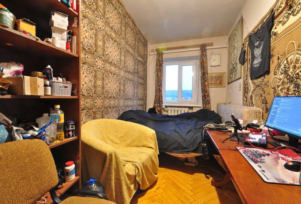 Без% 3-кім квартира б-р Котляревського 6/14 (Праці) 600м ст.м Дарниця