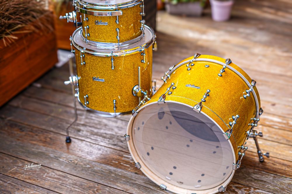 Polmuz Model 2 Maple 18" 12" 14" Shellset Champagne Gold  - 20%!!
