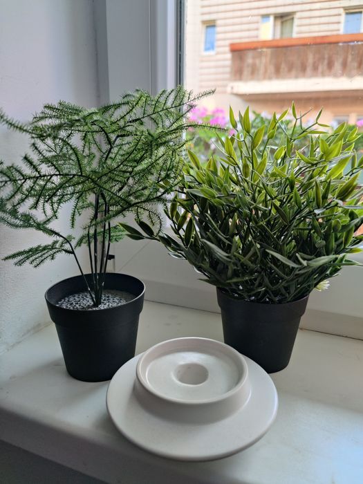 Rośliny Ikea FEJKA sztuczne 2 sztuki plus gratis