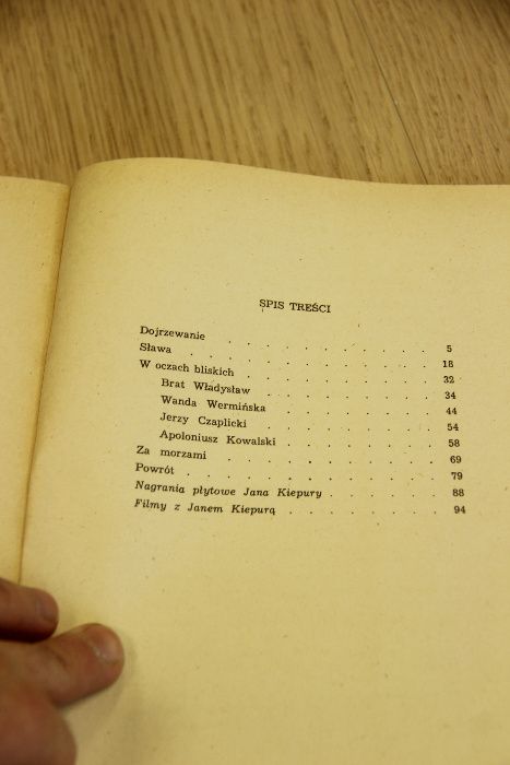 Jerzy Waldorff - Jan Kiepura, książka, biografia o Kiepurze
