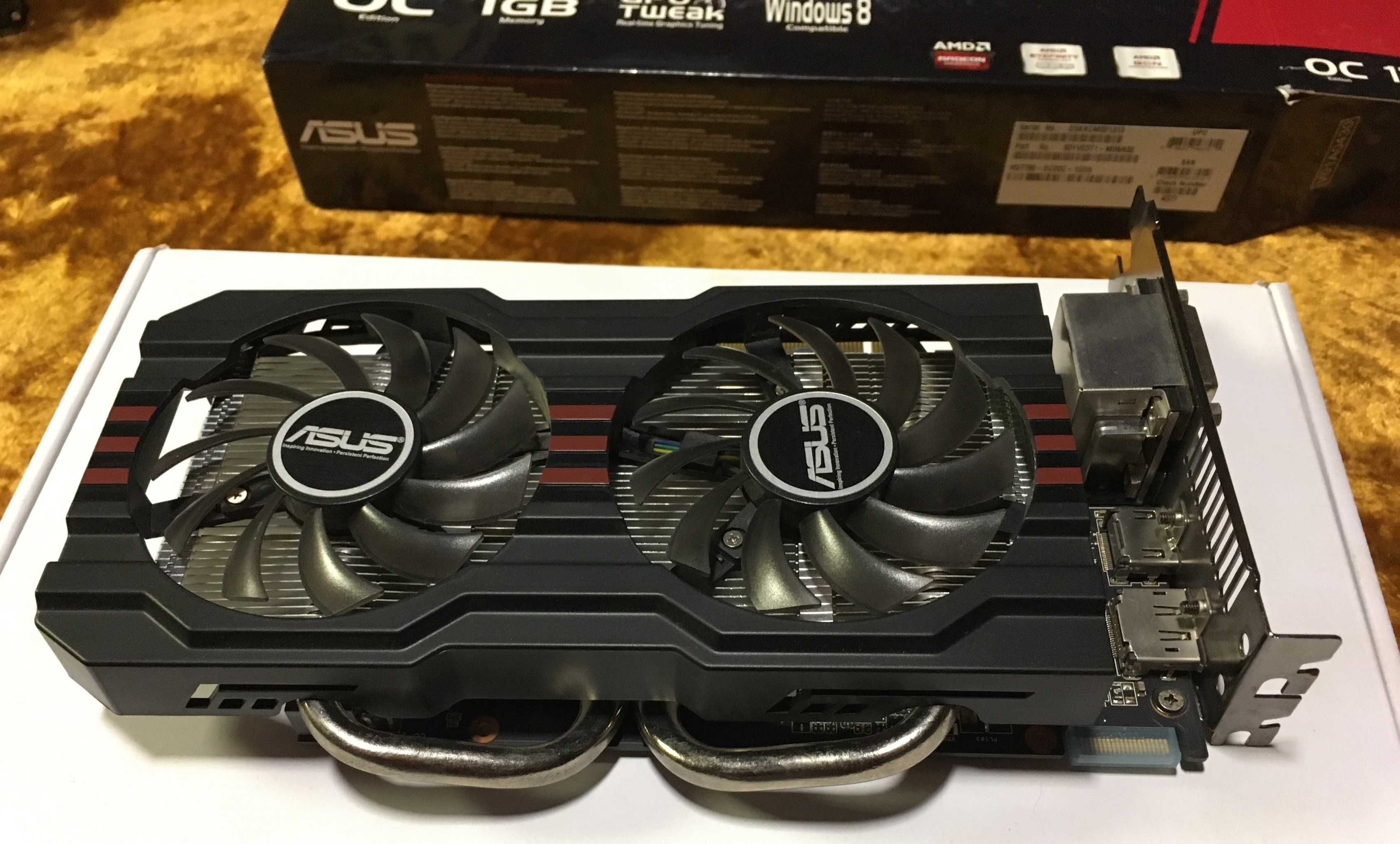 Asus Radeon HD7790 D2OC-1GD5 1GB DDR5 Wersja oc heatpipe