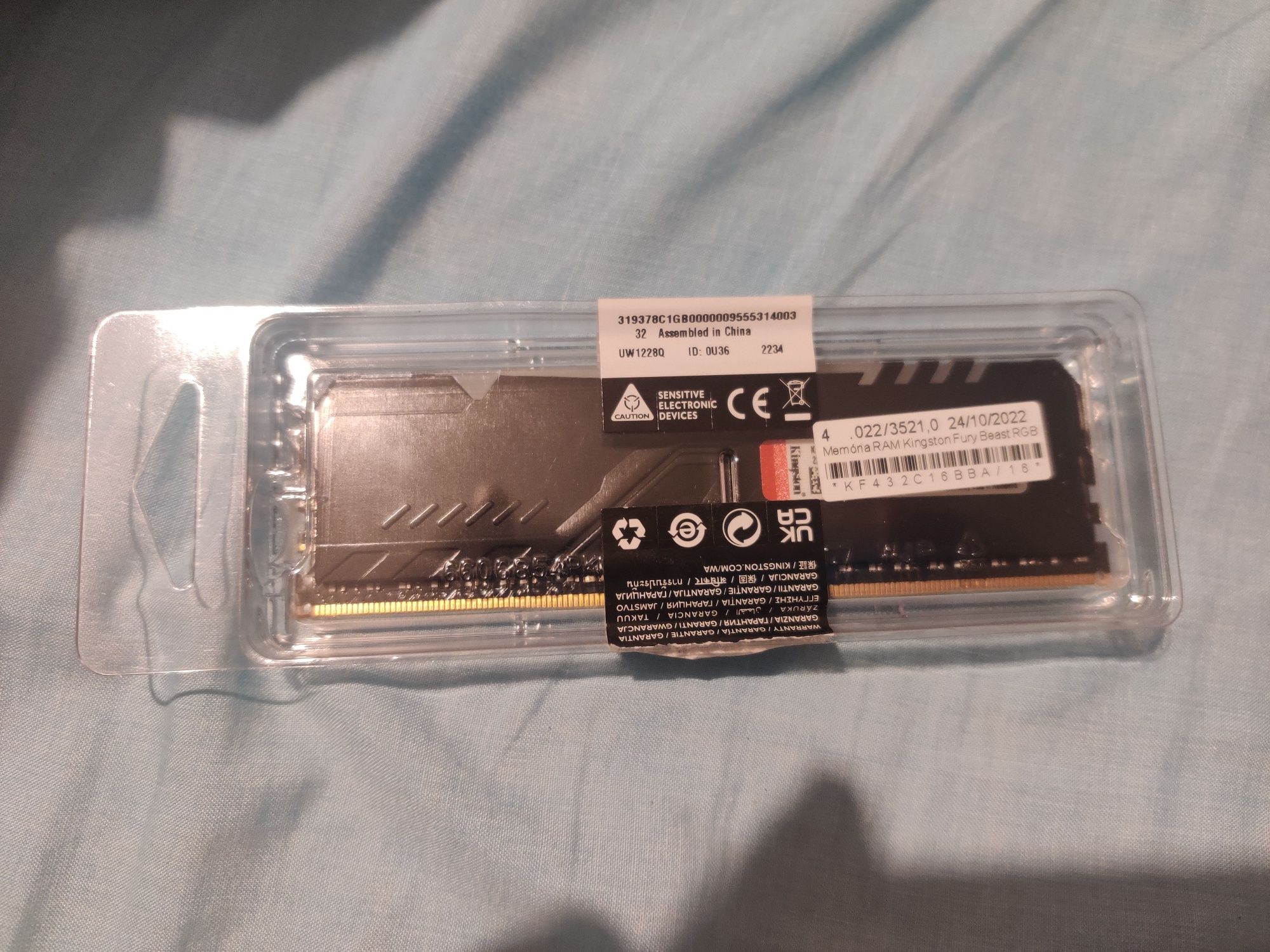 Kingston fury ddr4 3200mhz 16gb