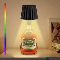 Lampka na butelkę LED RGB ściemniana bezprzewodowa na szyję butelki