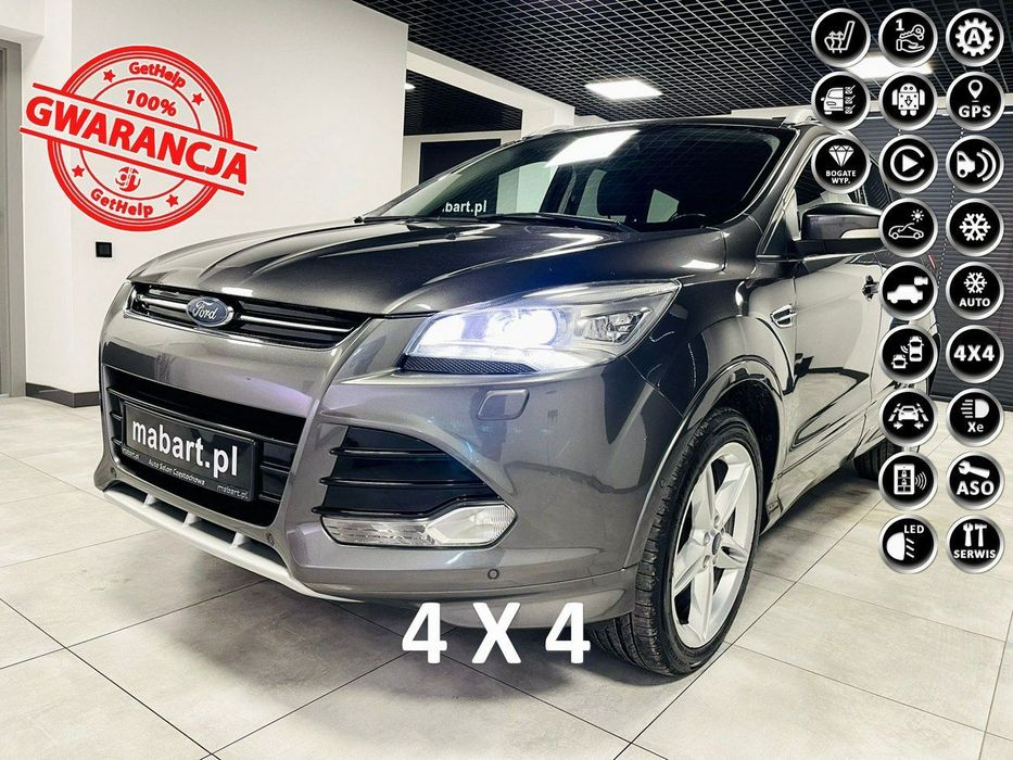 Ford Kuga 2.0 180KM INDIVIDUAL*4x4*Klimatronic*Duża Navi*SONY Audio*Panorama*FUL