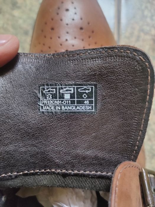 Туфли кожаные дабл монки 46 размер