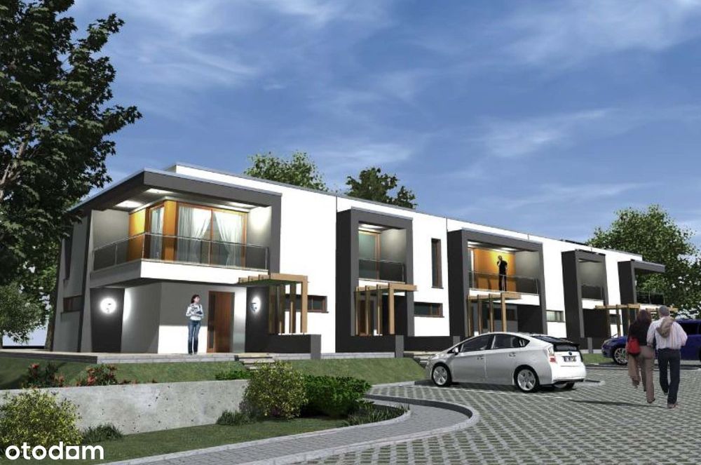 Nowoczesny dom szeregowy -  RYBNIK Ligota -  STANDARD PREMIUM