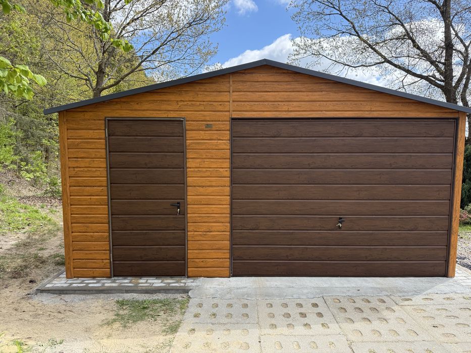 Garaż blaszany 6x6 6x5,8 profil zamkniety ocynkowany