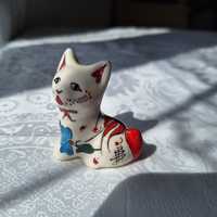 Figurka porcelanowa Kot