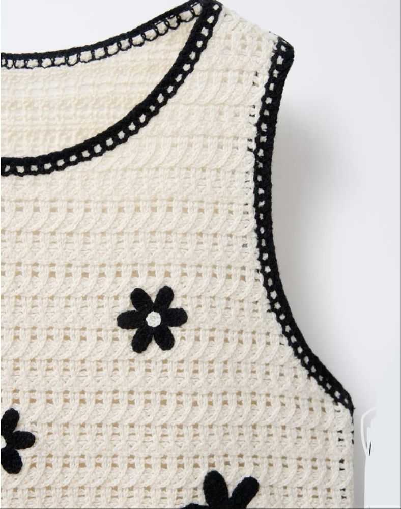Літній костюм zara. Вʼязаний комплект ZARA. 9 років