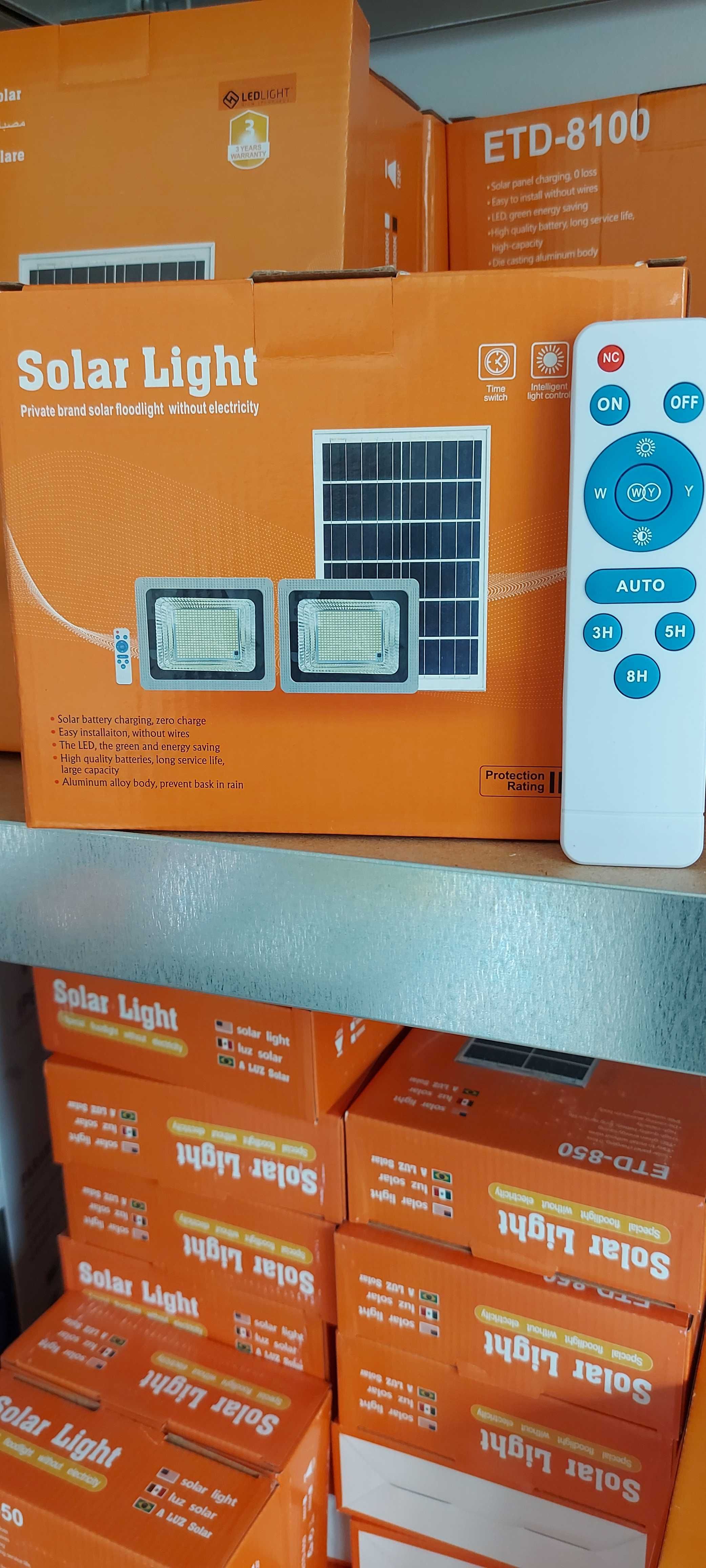 Naświetlacz halogen     Lampa solar ETD TW 100W