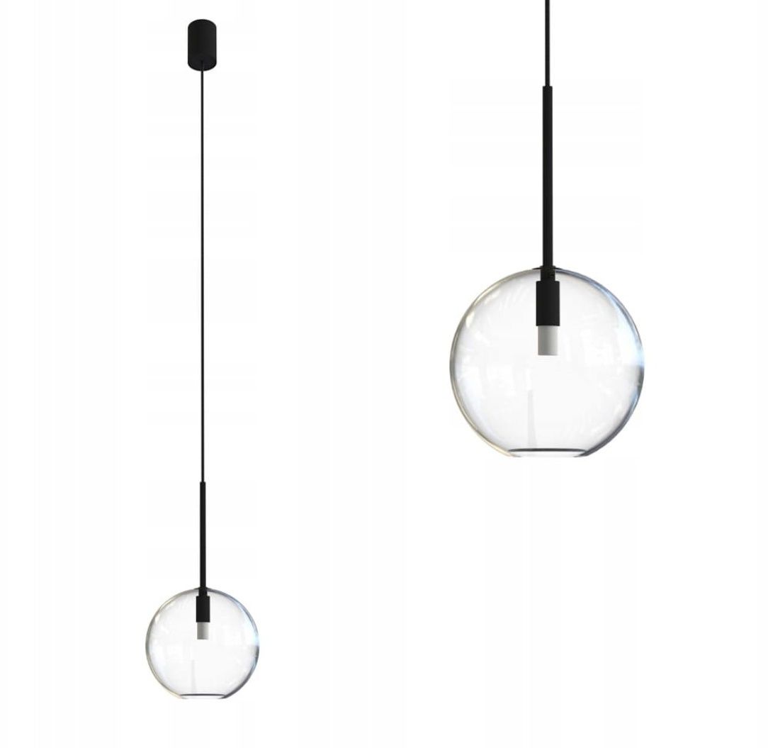 Lampa wisząca SPHERE S przezroczysta szklana kula 15cm Nowodvorski