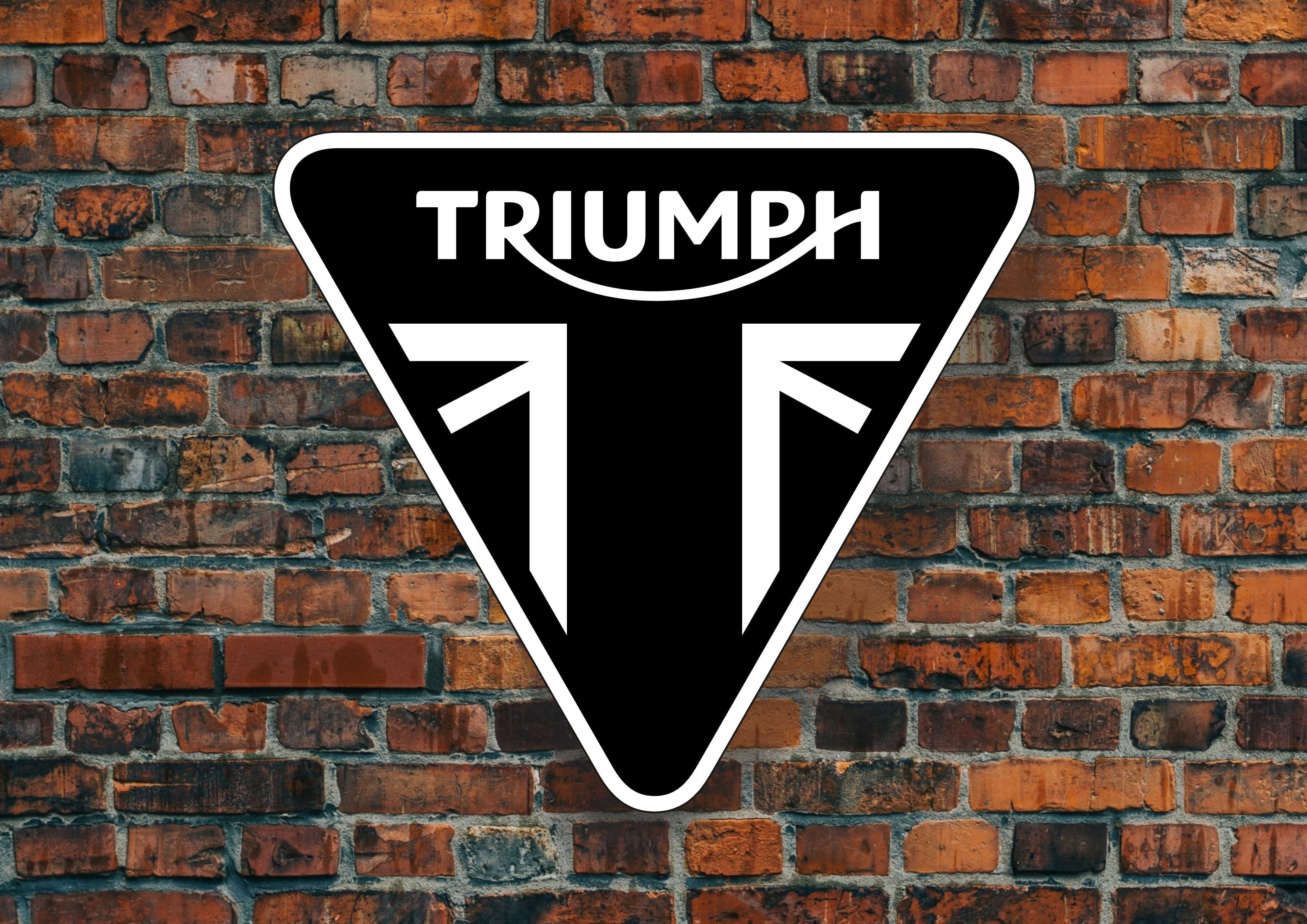 LED Neon TRIUMPH, Podświetlany znaczek 3D, Logo, Baner, Lampa, Szyld