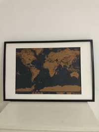 Mapa mundo “raspadinha”