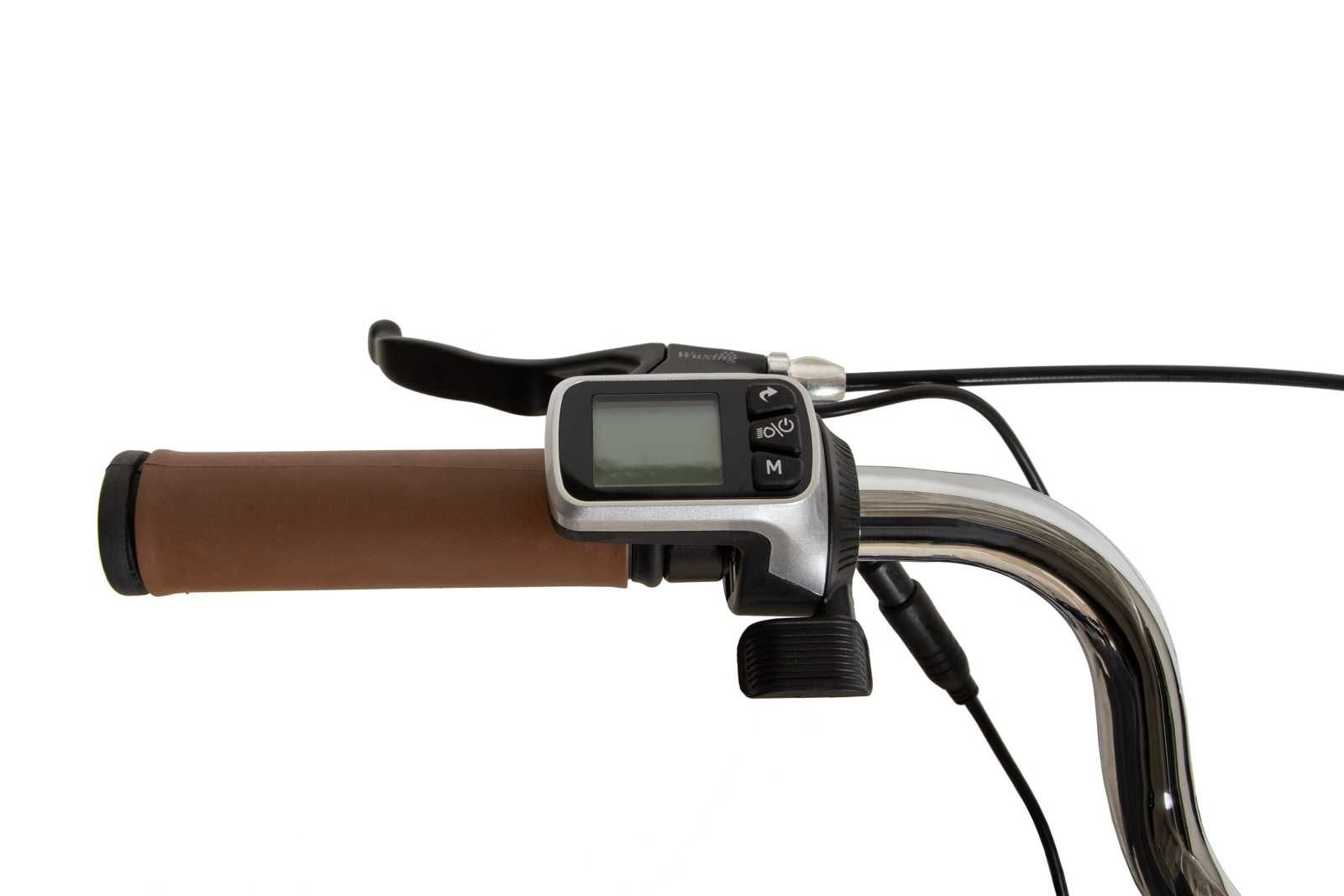 ROWER elektryczny VELOTRADE LUX CZERWONY 26 tani stylowy raty gwarancj