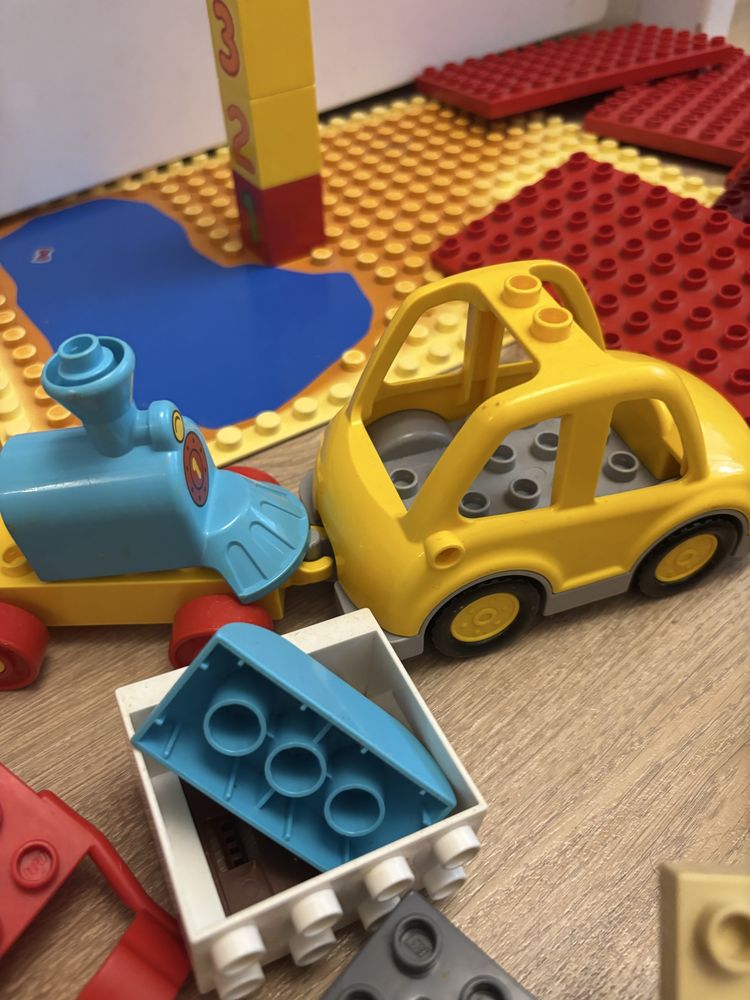 Лего Дупло Lego Duplo конструктор с коробом и пластинами
