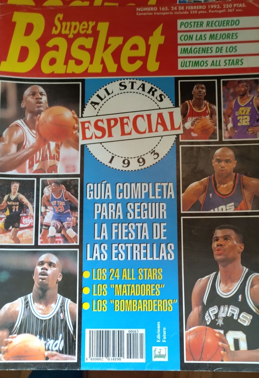 5 revistas superbasket de 1993