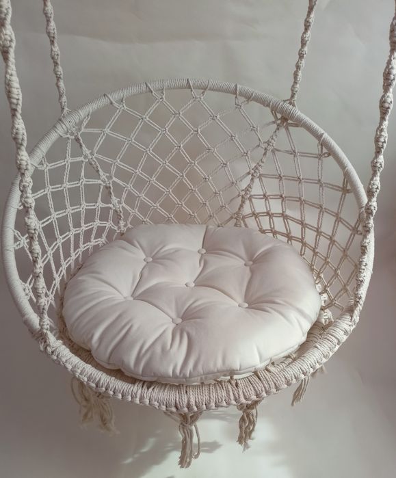 Nowa huśtawka fotel bocianie gniazdo z poduszka