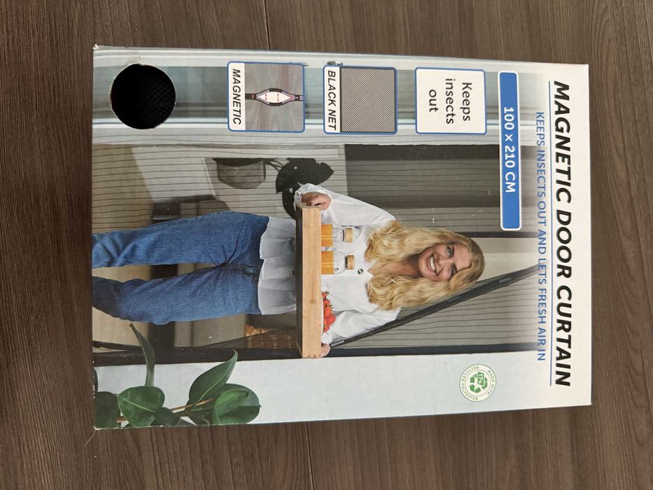 Magnetyczna kurtyna drzwiowa, siatka przeciw robakom na drzwi