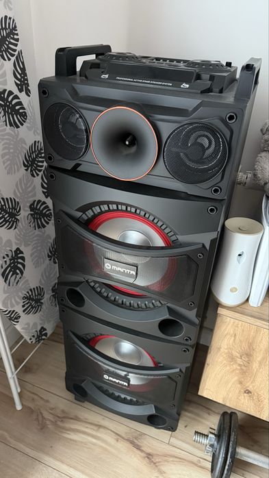 Głośnik kolumna manta wzmacniacz radio usb inne potezne brzmienie