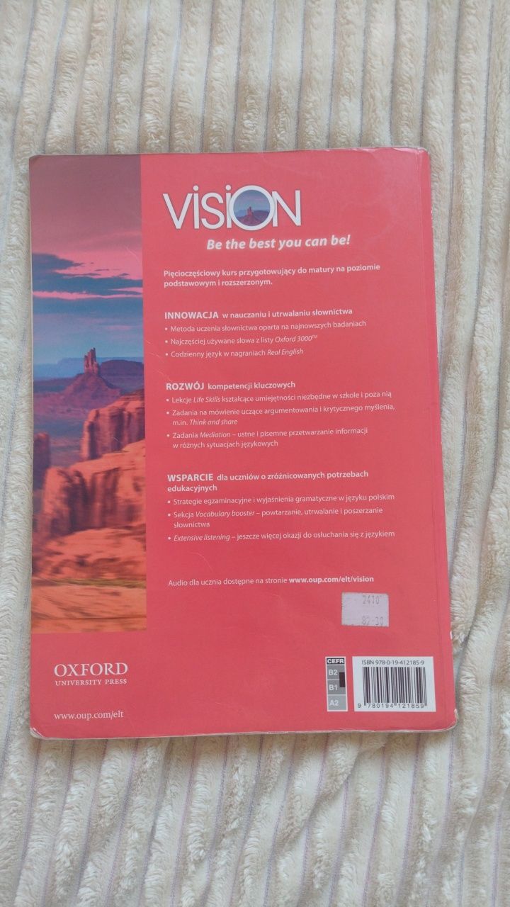 Vision 3 Students book język angielski książka podręcznik poziom B1/B2