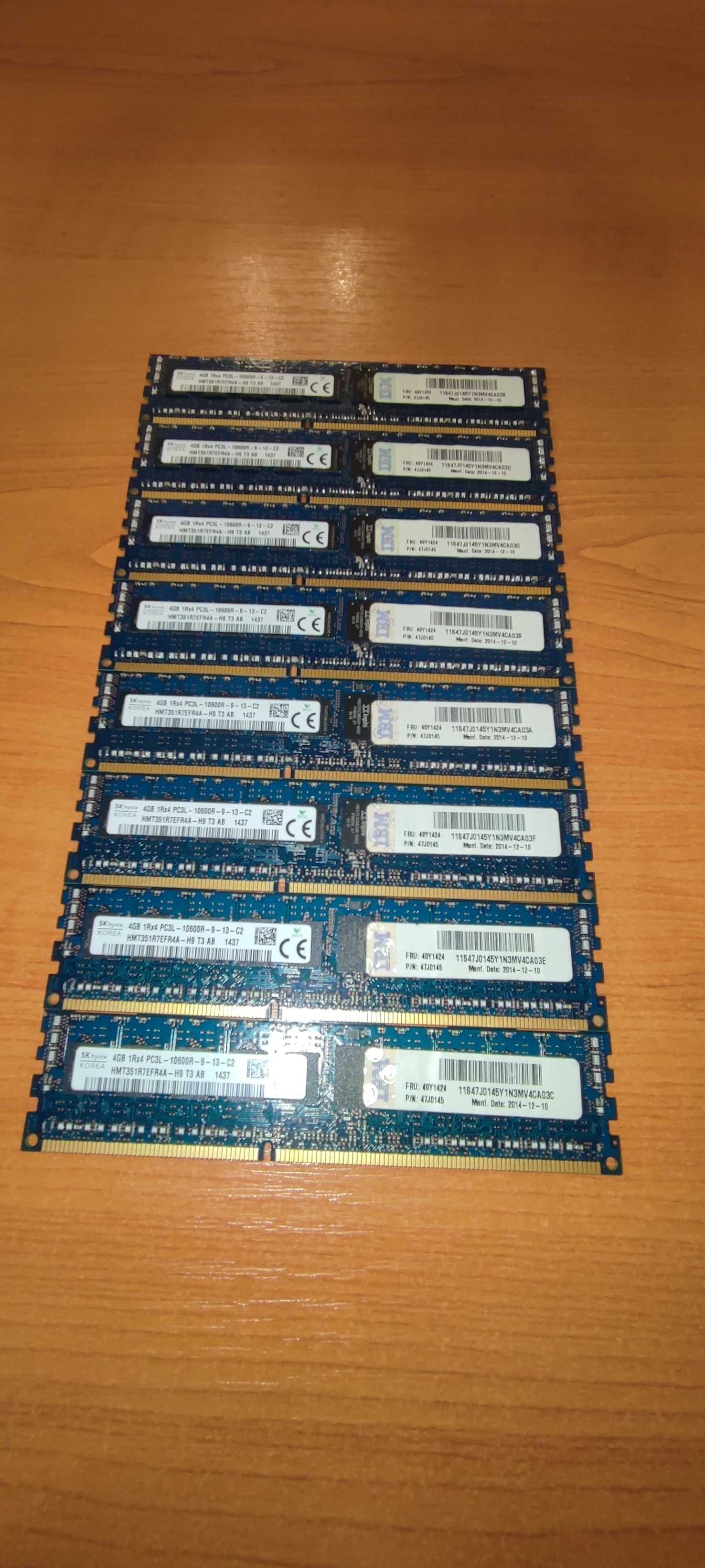 Память серверная Hynix 4GB DDR3 1Rx4 PC3L-10600R