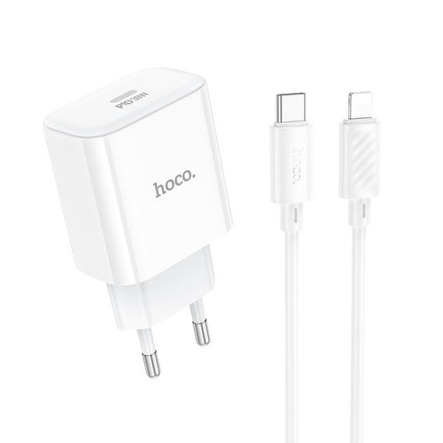 Швидка Зарядка iPhone PD30W Hoco CA76APRO кабель Type-C to Ligtning