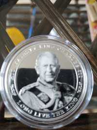 Moneta kolekcjonerska okolicznościowa Król Karol III ostatnie wydanie