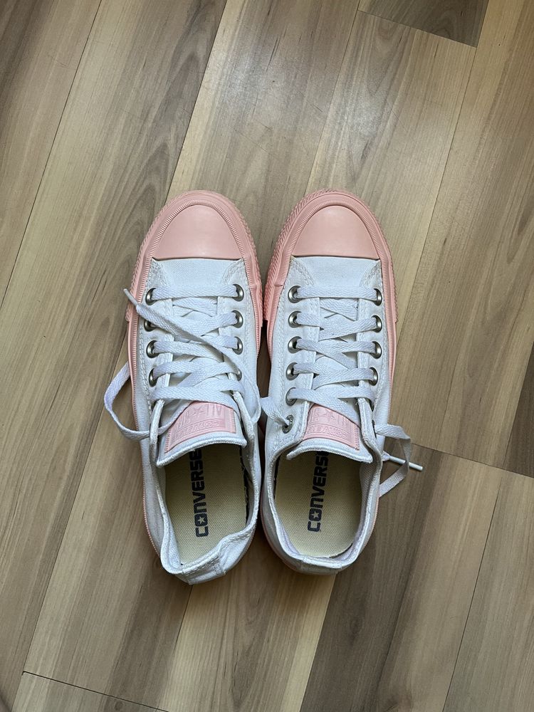 Converse Chuck Taylor All Star II OX biało różowe 37 niskie